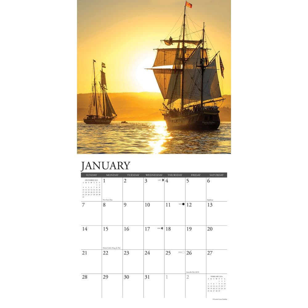 Tall Ships 2024 Wall Calendar Interior Image width=&quot;1000&quot; height=&quot;1000&quot;