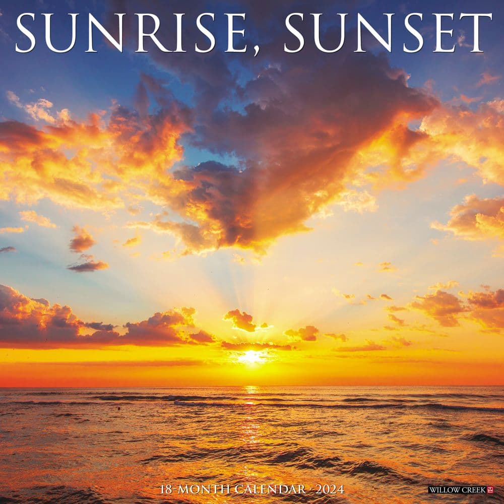 Sunrise Sunset 2024 Wall Calendar - Calendars.com