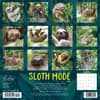 image Sloth Mode 2024 Wall Calendar Back of Calendar width=&quot;1000&quot; height=&quot;1000&quot;
