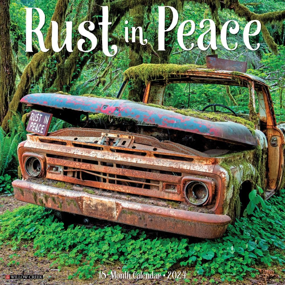 Rust in Peace 2024 Wall Calendar Main Image width=&quot;1000&quot; height=&quot;1000&quot;