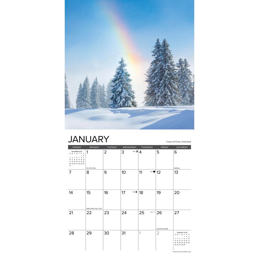 Rainbows 2024 Wall Calendar Interior Image width=&quot;1000&quot; height=&quot;1000&quot;
