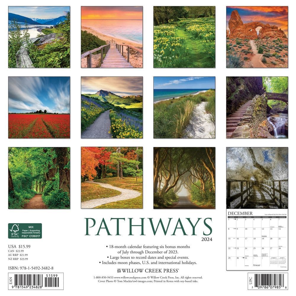 Pathways 2024 Wall Calendar