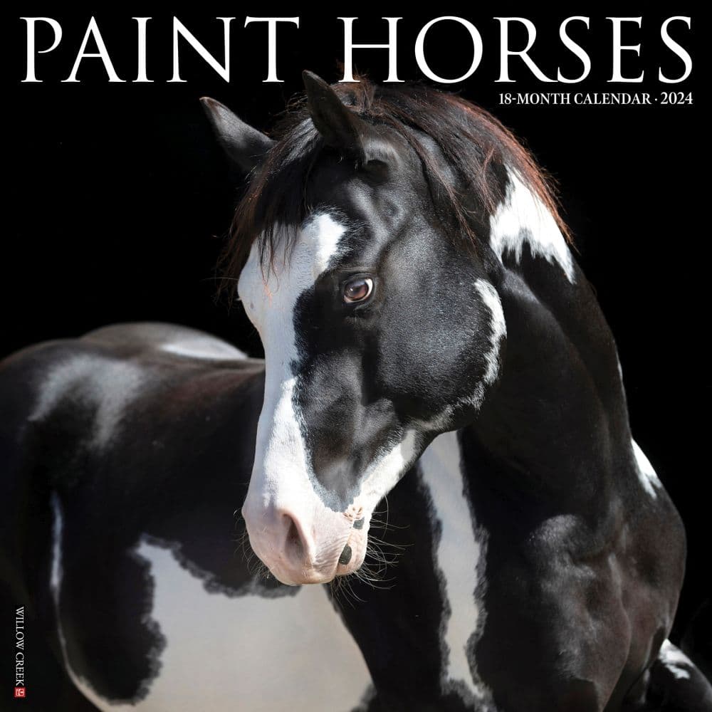 Horses Paint 2024 Wall Calendar Main Image width=&quot;1000&quot; height=&quot;1000&quot;