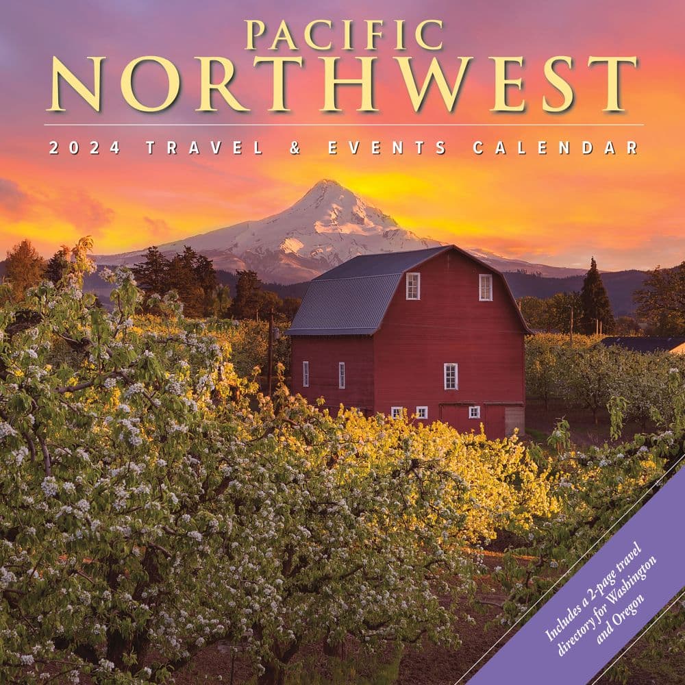 Pacific NW Travel/Events 2024 Wall Calendar Main Image width=&quot;1000&quot; height=&quot;1000&quot;
