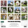 image Just Old English Sheepdogs 2024 Wall Calendar Back of Calendar width=&quot;1000&quot; height=&quot;1000&quot;