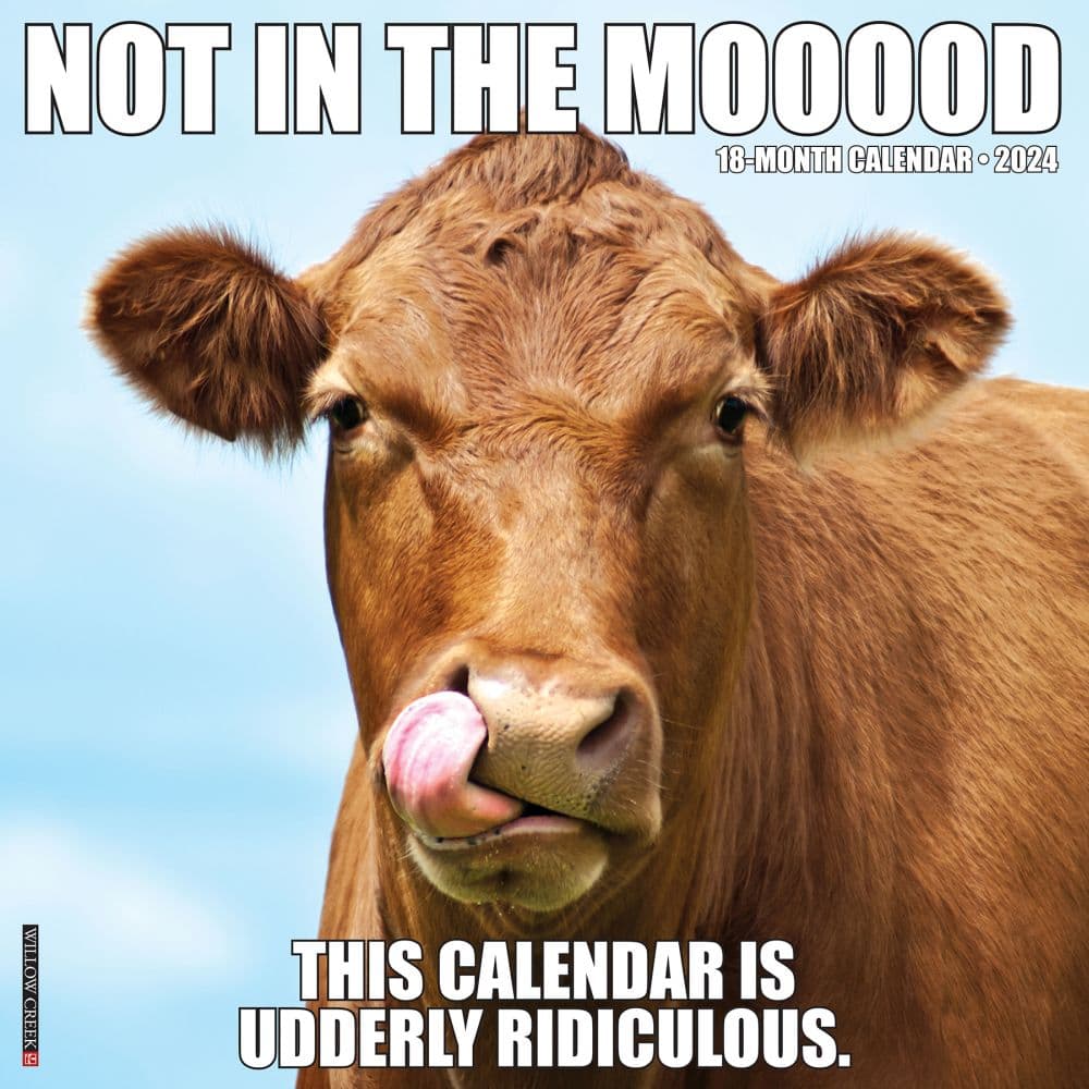 Not In The Mooood 2024 Wall Calendar Main Image width=&quot;1000&quot; height=&quot;1000&quot;