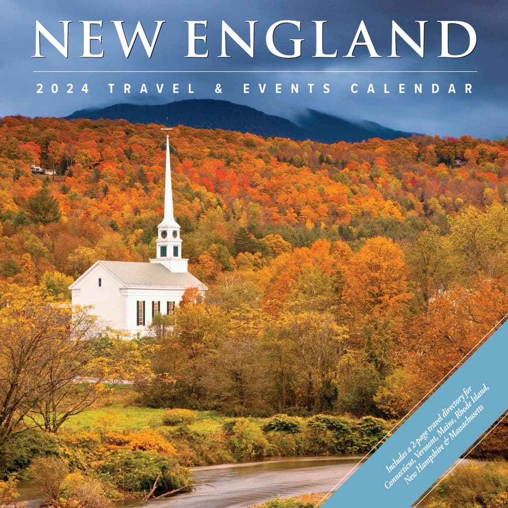 New England Travel &amp; Events 2024 Wall Calendar Main Image width=&quot;1000&quot; height=&quot;1000&quot;