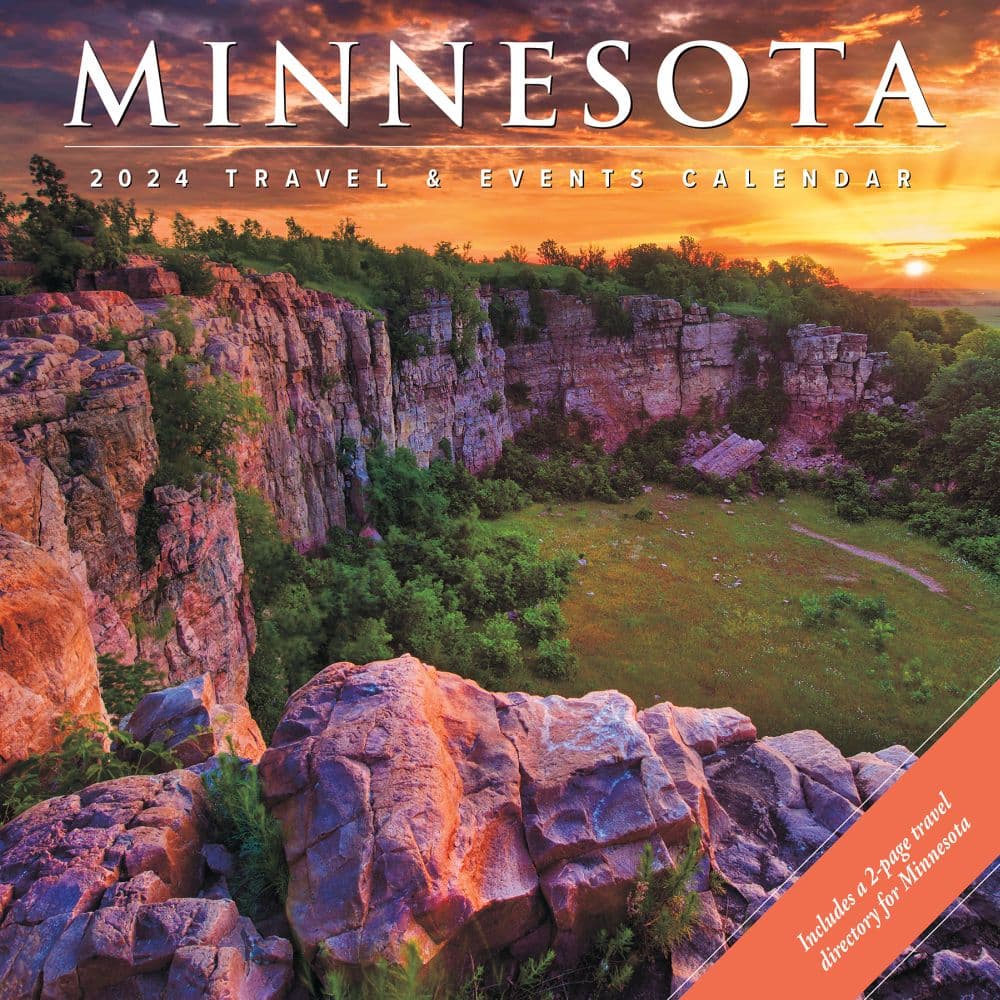 Minnesota Travel &amp; Events 2024 Wall Calendar Main Image width=&quot;1000&quot; height=&quot;1000&quot;