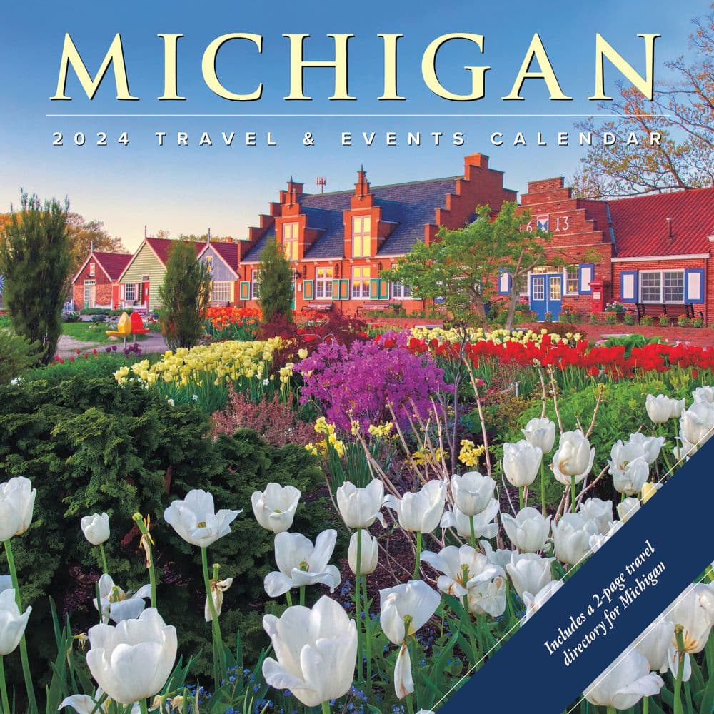 Michigan Travel &amp; Events 2024 Wall Calendar Main Image width=&quot;1000&quot; height=&quot;1000&quot;