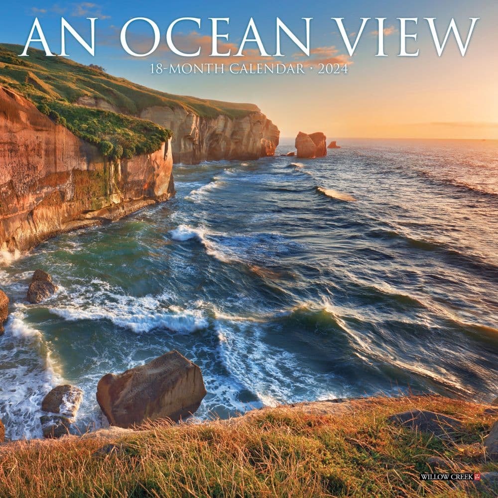 Ocean View 2024 Mini Wall Calendar Main Image width=&quot;1000&quot; height=&quot;1000&quot;