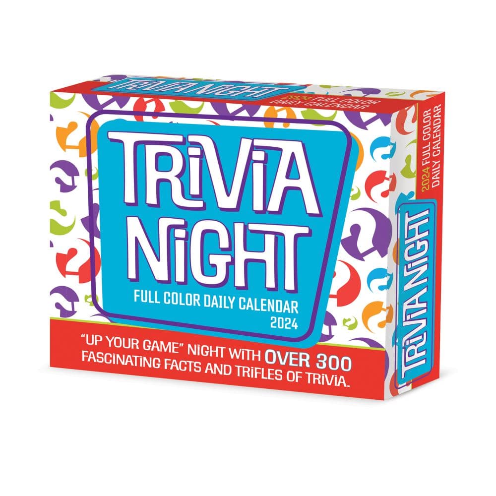 Trivia Night 2024 Desk Calendar Calendars Trivia Night 2024 Desk Calendar Calendars