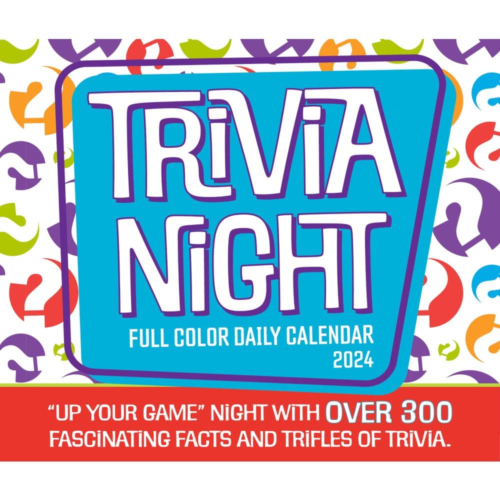 Trivia Night 2025 Desk Calendar