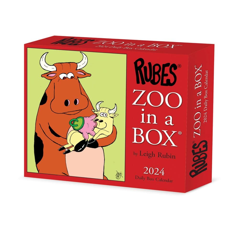 Zoo In A Box 2024 Desk Calendar Main Image width=&quot;1000&quot; height=&quot;1000&quot;