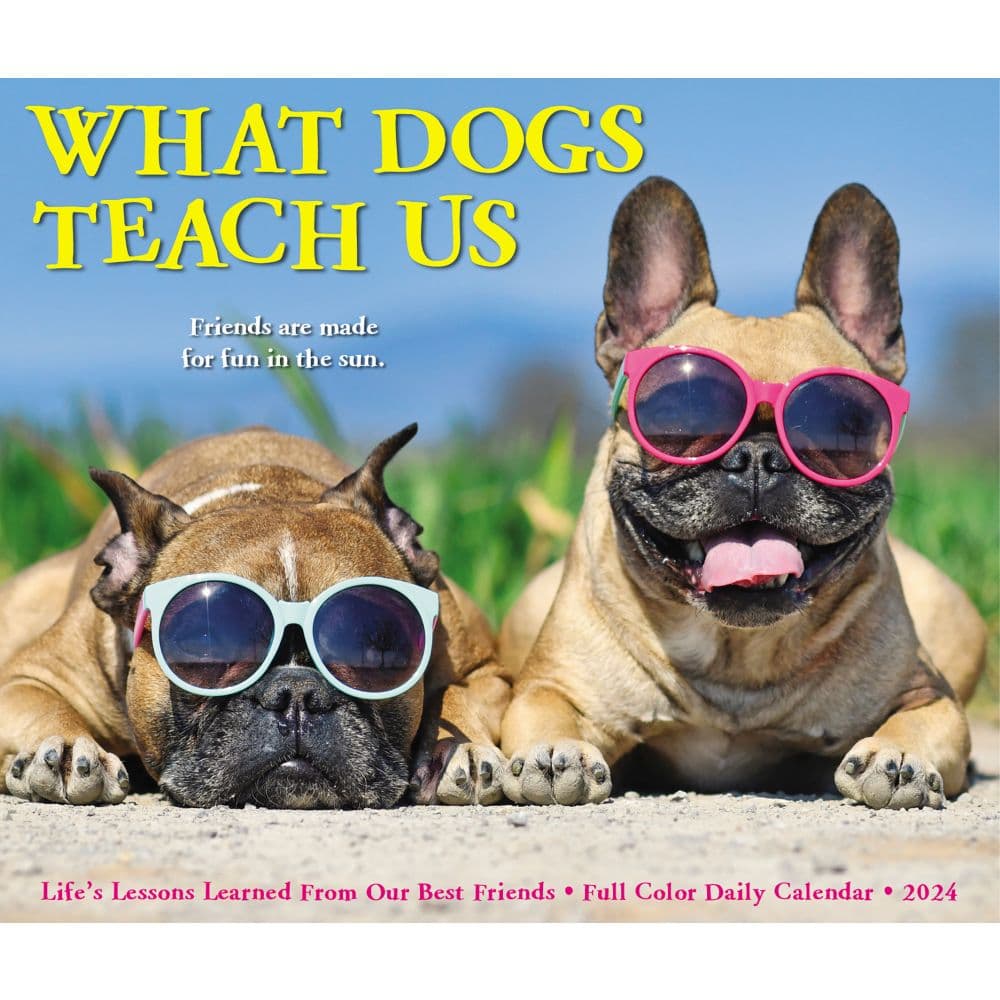 What Dogs Teach Us 2024 Desk Calendar Wall Example width=&quot;1000&quot; height=&quot;1000&quot;