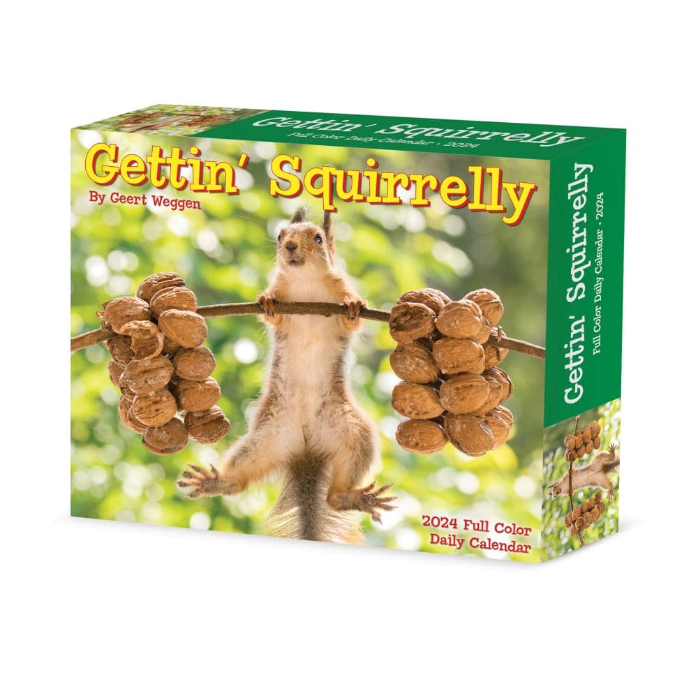 Getting Squirrelly 2024 Desk Calendar