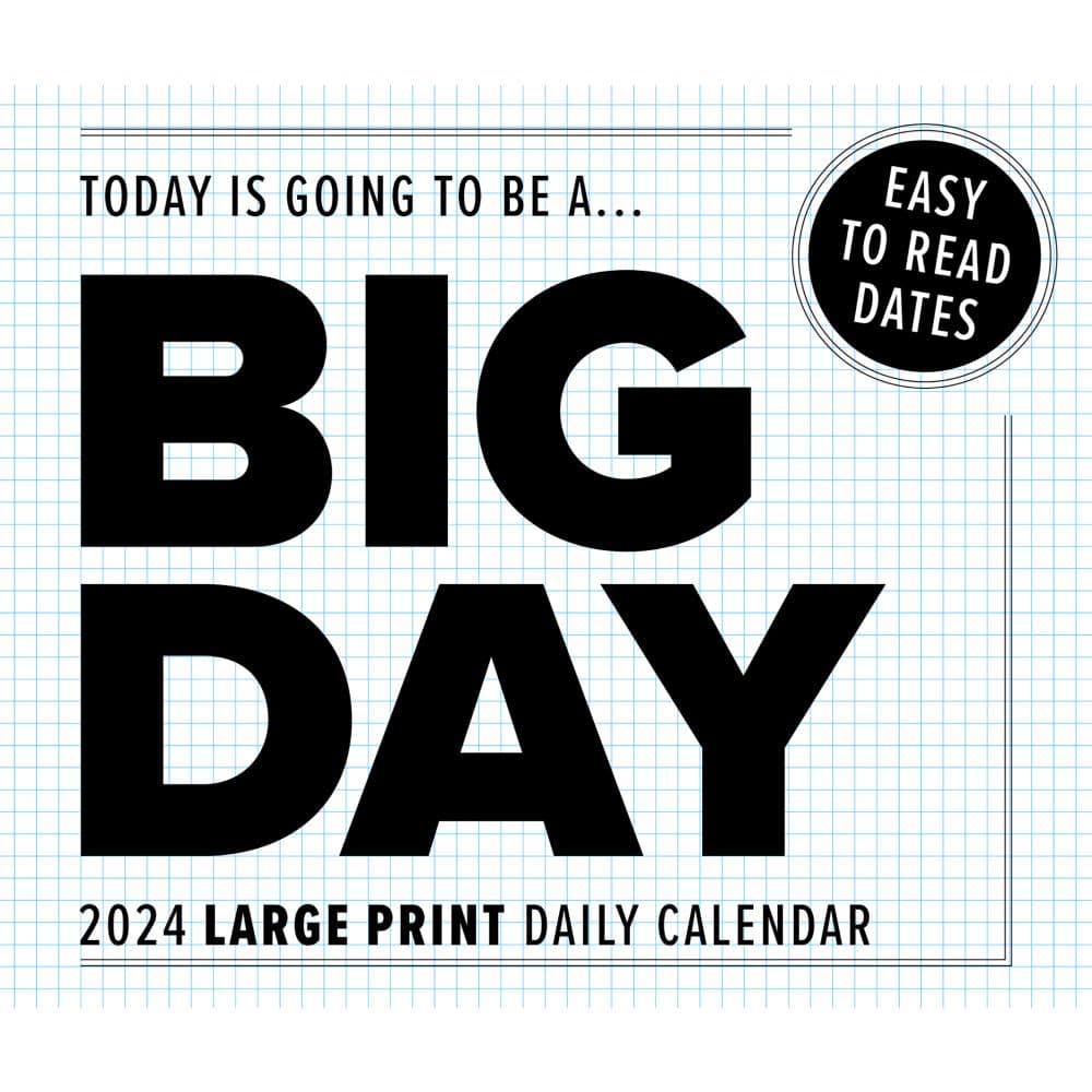 Big Day 2024 Desk Calendar Wall Example width=&quot;1000&quot; height=&quot;1000&quot;