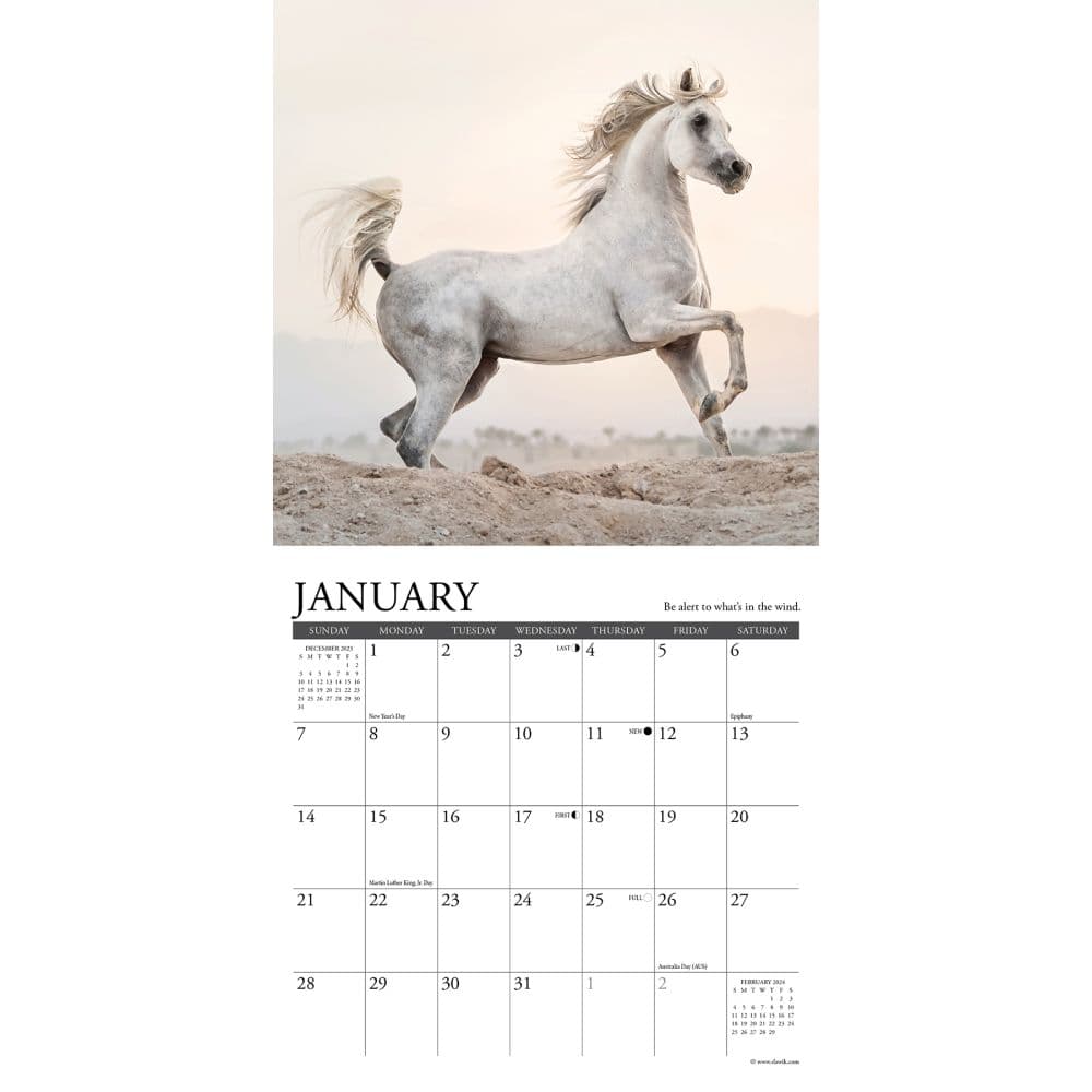 Horses What Horses Teach Us 2024 Mini Wall Calendar Interior Image width=&quot;1000&quot; height=&quot;1000&quot;