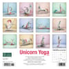 image Unicorn Yoga 2024 Mini Wall Calendar Back of Calendar width=&quot;1000&quot; height=&quot;1000&quot;