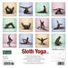 image Sloth Yoga 2024 Mini Wall Calendar Back of Calendar width=&quot;1000&quot; height=&quot;1000&quot;