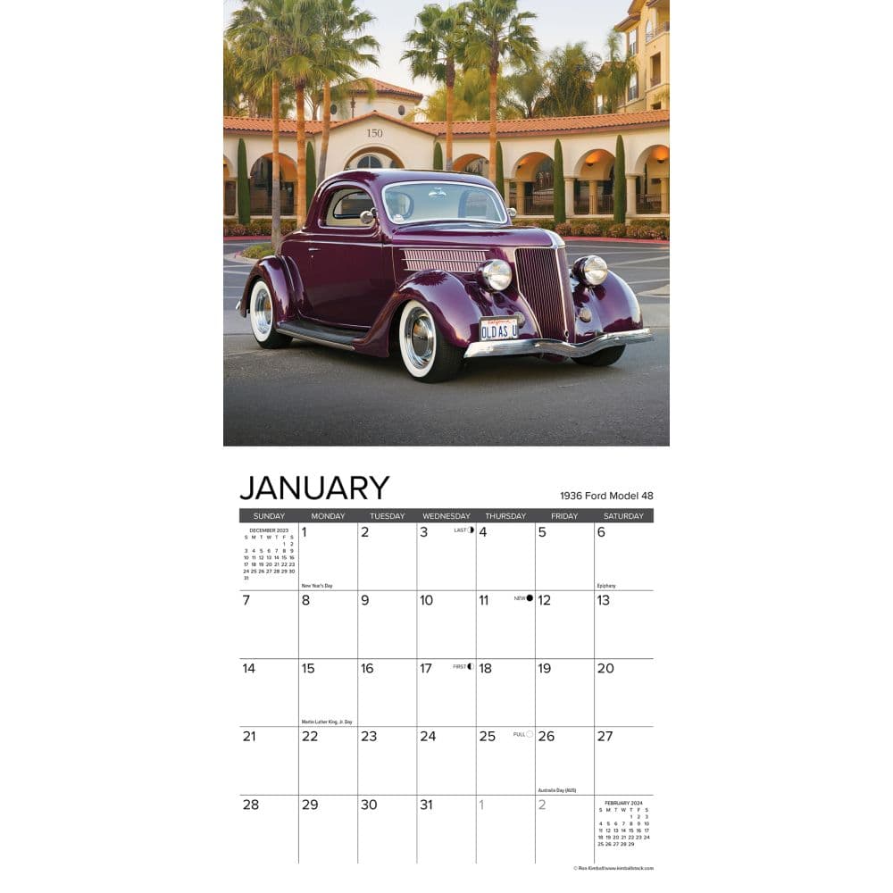 Cars Classic 2024 Mini Wall Calendar Interior Image width=&quot;1000&quot; height=&quot;1000&quot;
