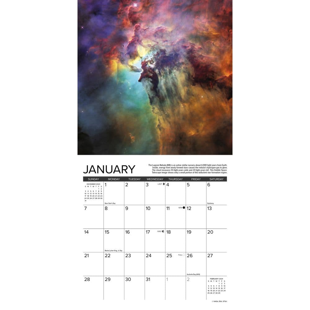 Astronomy 2024 Mini Wall Calendar