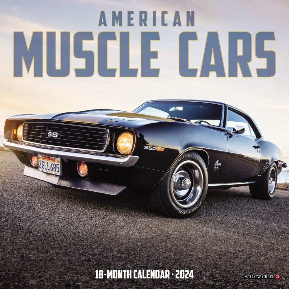 American Muscle Cars 2024 Mini Wall Calendar Main Image width=&quot;1000&quot; height=&quot;1000&quot;