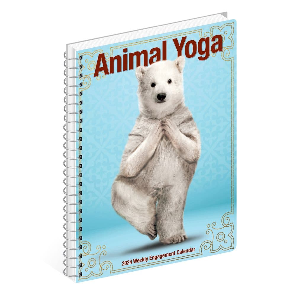 Animal Yoga 2024 Engagement Planner Flat Lay Image width=&quot;1000&quot; height=&quot;1000&quot;