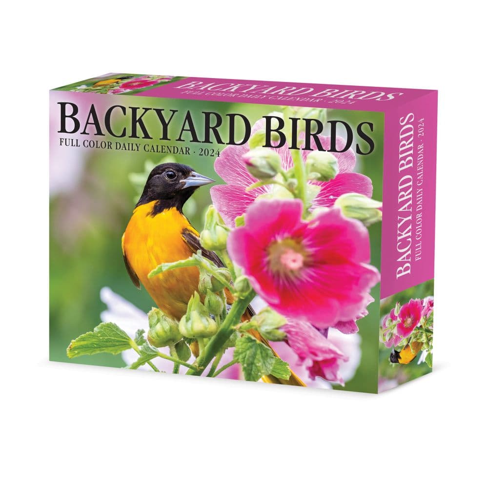 BIRD LOVERS BIRD WATCHERS 2024 MINI MAGNETIC CALENDAR MONTHLY TEAR OFF  PAGES