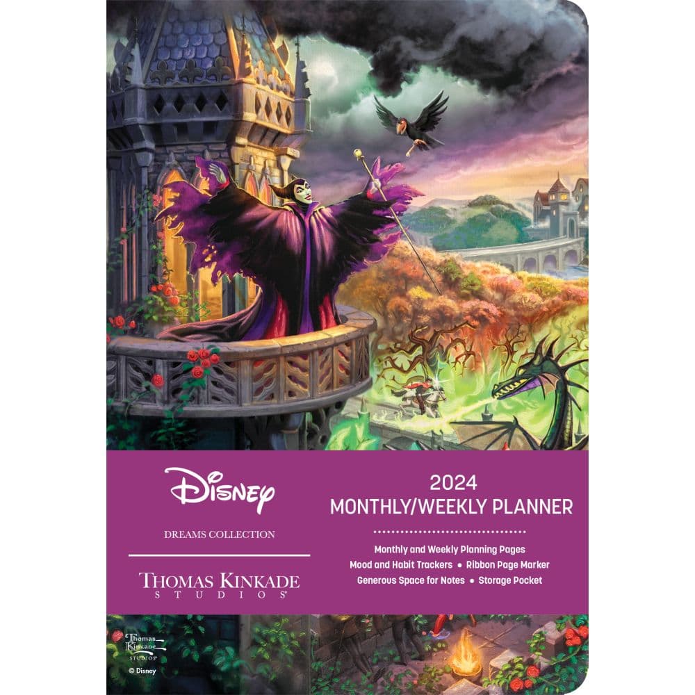 Disney Maleficent Kinkade 2024 Planner Main Image width=&quot;1000&quot; height=&quot;1000&quot;