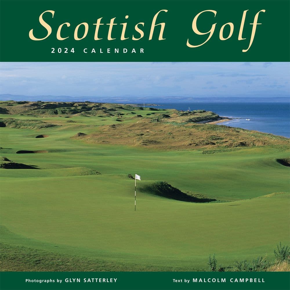 Scottish Golf 2024 Wall Calendar