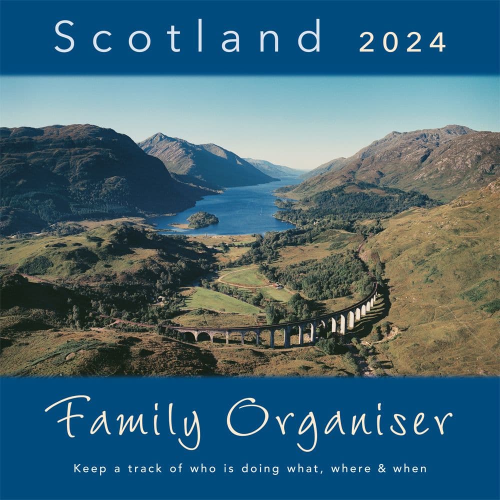 Scotland Family Organizer 2024 Wall Calendar  width=&quot;1000&quot; height=&quot;1000&quot;