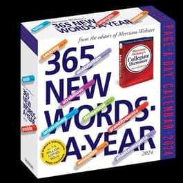 New Words 365 2024 Desk Calendar
