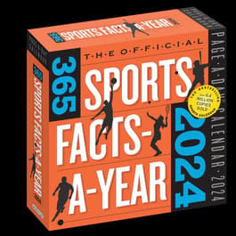 365 Sports Facts Page-A-Day 2024 Desk Calendar