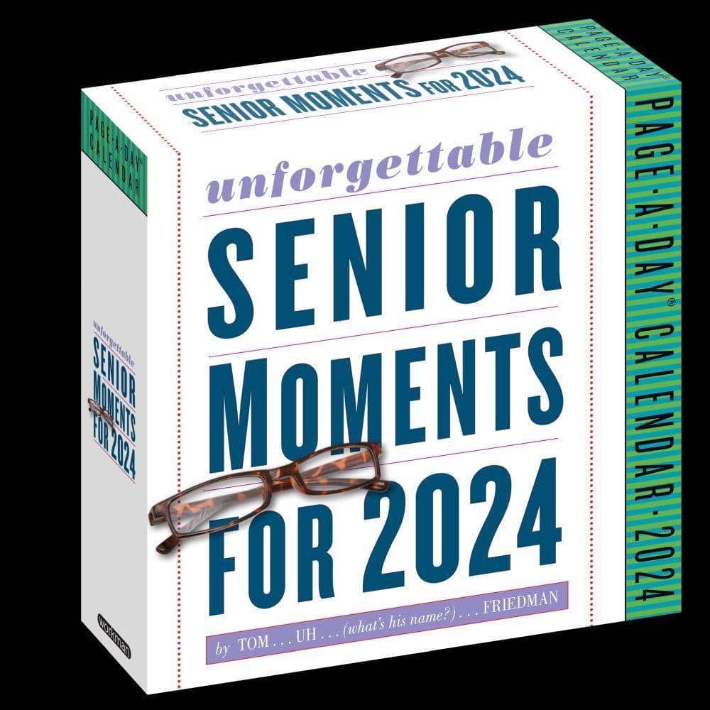 Senior Moments 2024 Desk Calendar