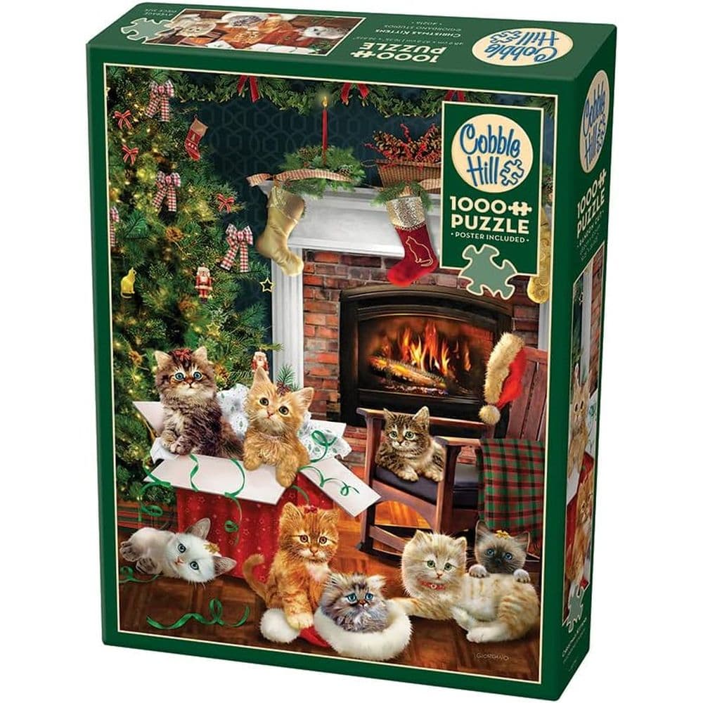 Christmas Kittens 1000 Piece Puzzle Main Image