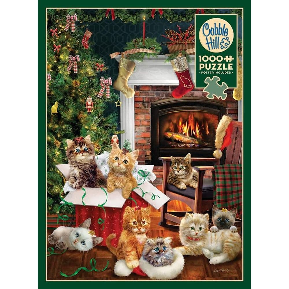 Christmas Kittens 1000 Piece Puzzle Fourth Alternate Image