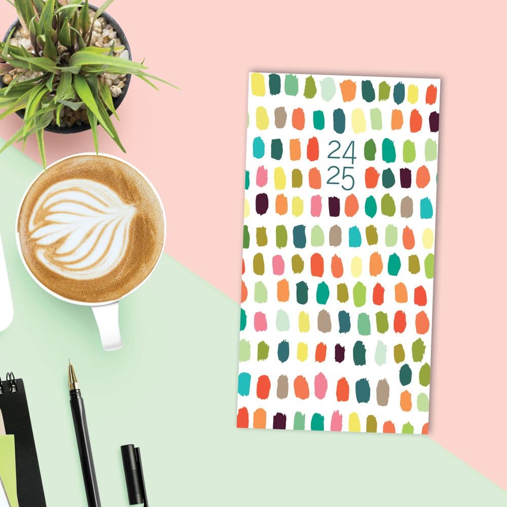 Happy Dot 2Yr Pocket 2024 Planner Flat Lay Image width=&quot;1000&quot; height=&quot;1000&quot;