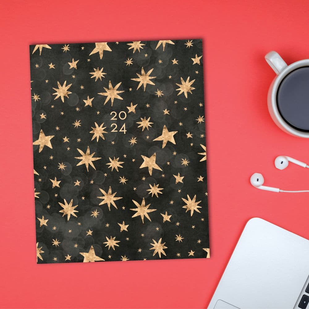 Starry Night Monthly 2024 Planner Flat Lay Image width=&quot;1000&quot; height=&quot;1000&quot;