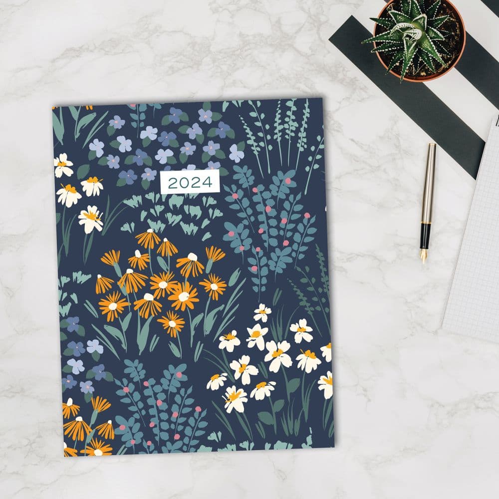 Spring Floral Monthly 2024 Planner Flat Lay Image width=&quot;1000&quot; height=&quot;1000&quot;