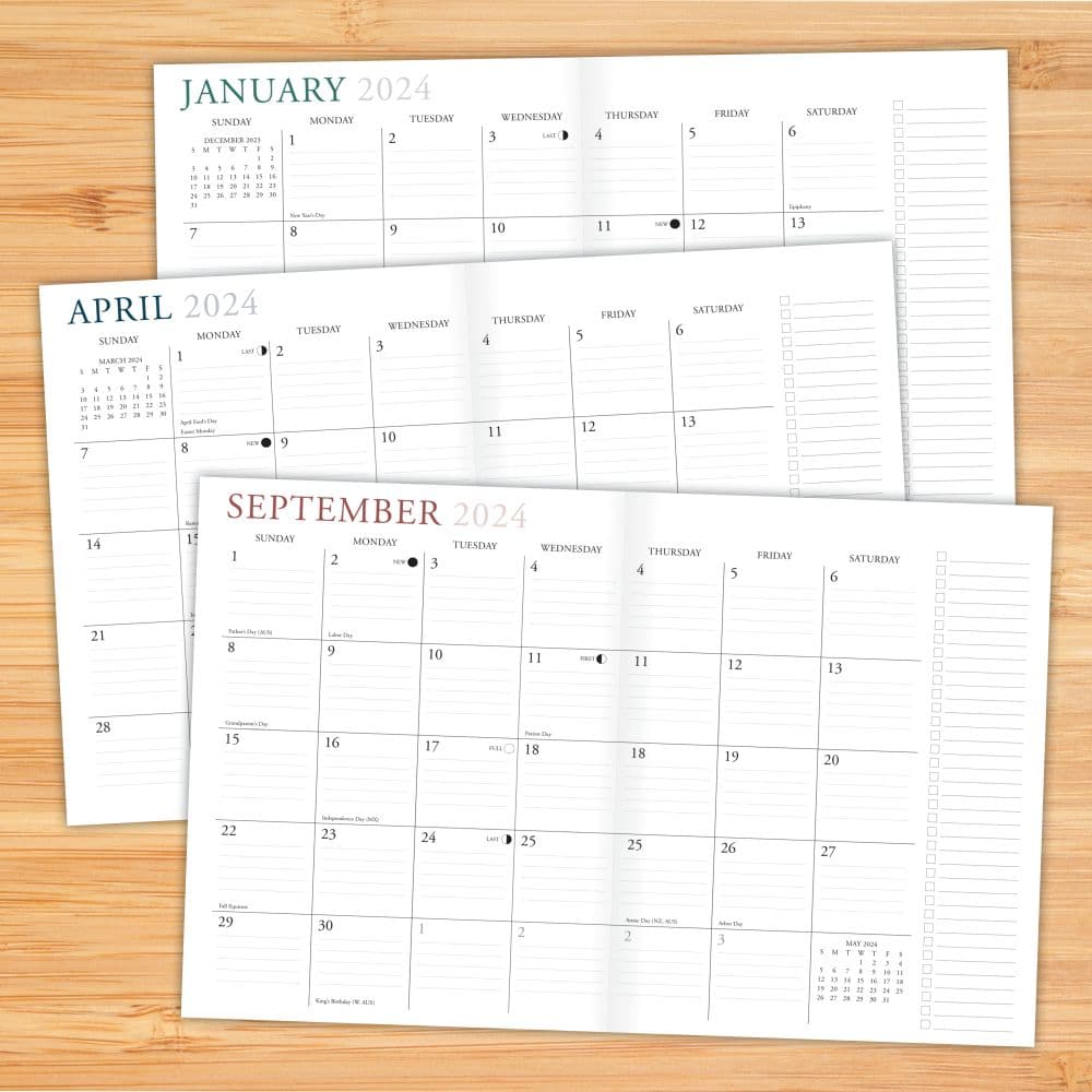 Black Monthly 2024 Planner Wall Example width=&quot;1000&quot; height=&quot;1000&quot;