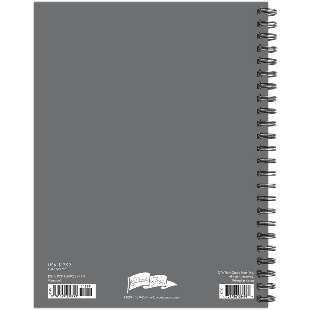 Charcoal Weekly 2024 Planner Back of Calendar width=&quot;1000&quot; height=&quot;1000&quot;