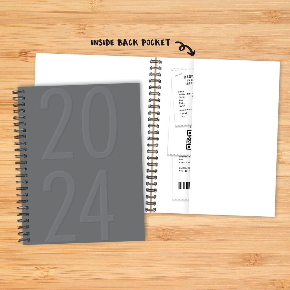 Charcoal Weekly 2024 Planner Alternate Image 2 width=&quot;1000&quot; height=&quot;1000&quot;