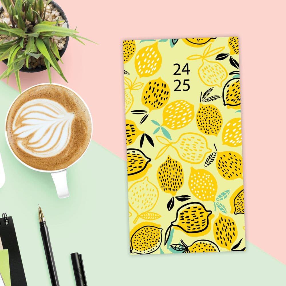Lots of Lemons 2 Year 2024 Pocket Planner Flat Lay Image width=&quot;1000&quot; height=&quot;1000&quot;