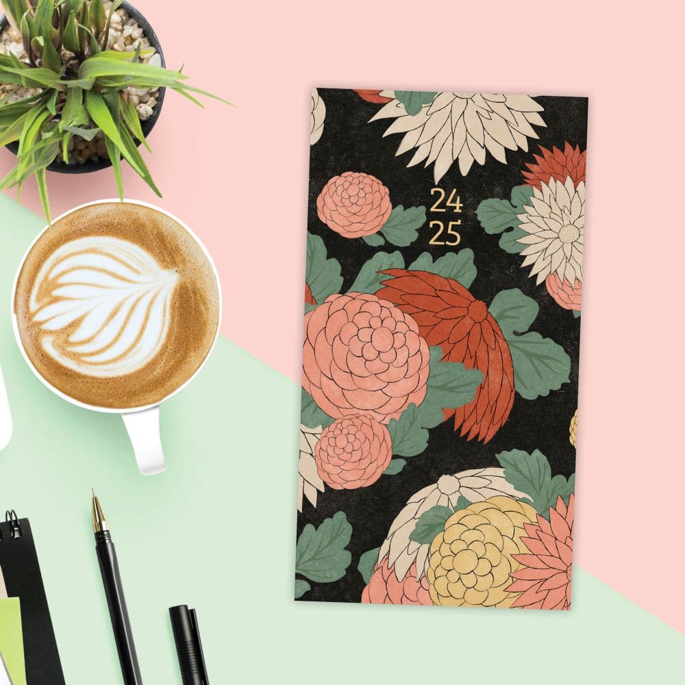 Floral Punch 2 Year 2024 Pocket Planner Flat Lay Image width=&quot;1000&quot; height=&quot;1000&quot;