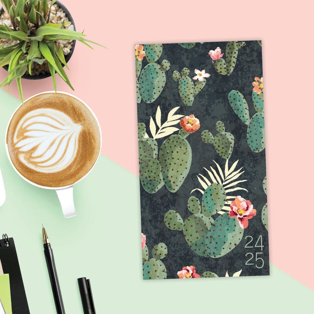 Cactus 2 Year 2024 Pocket Planner Flat Lay Image width=&quot;1000&quot; height=&quot;1000&quot;