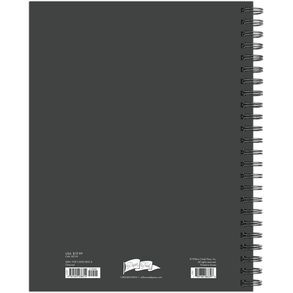 Charcoal Office 2024 Weekly Planner Back of Calendar width=&quot;1000&quot; height=&quot;1000&quot;