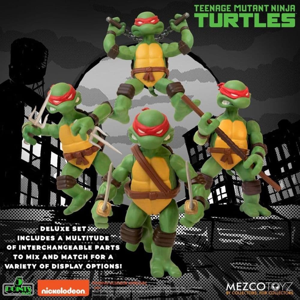 image Teenage Mutant Ninja Turtles 5 Points Plus Deluxe Set Main Image