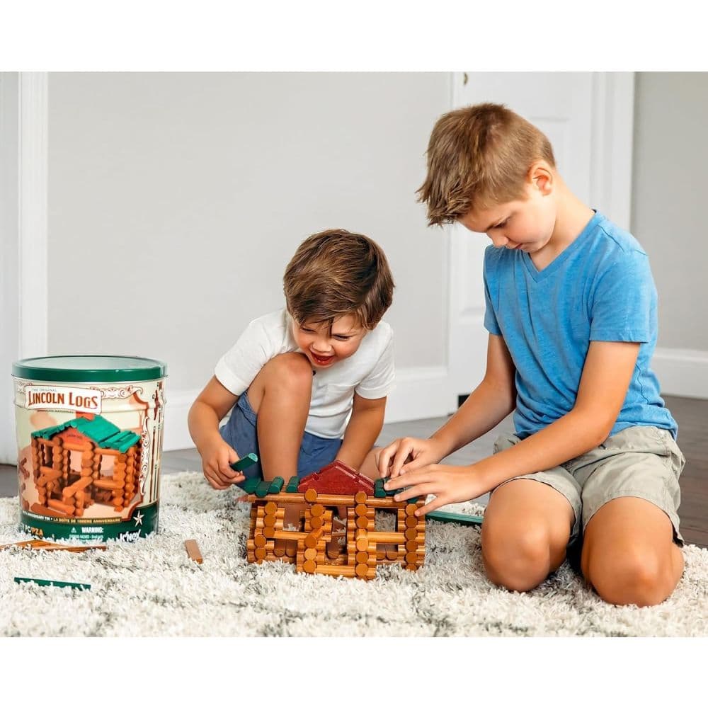 Lincoln Logs 100th Anniversary Tin Third Alternate Image