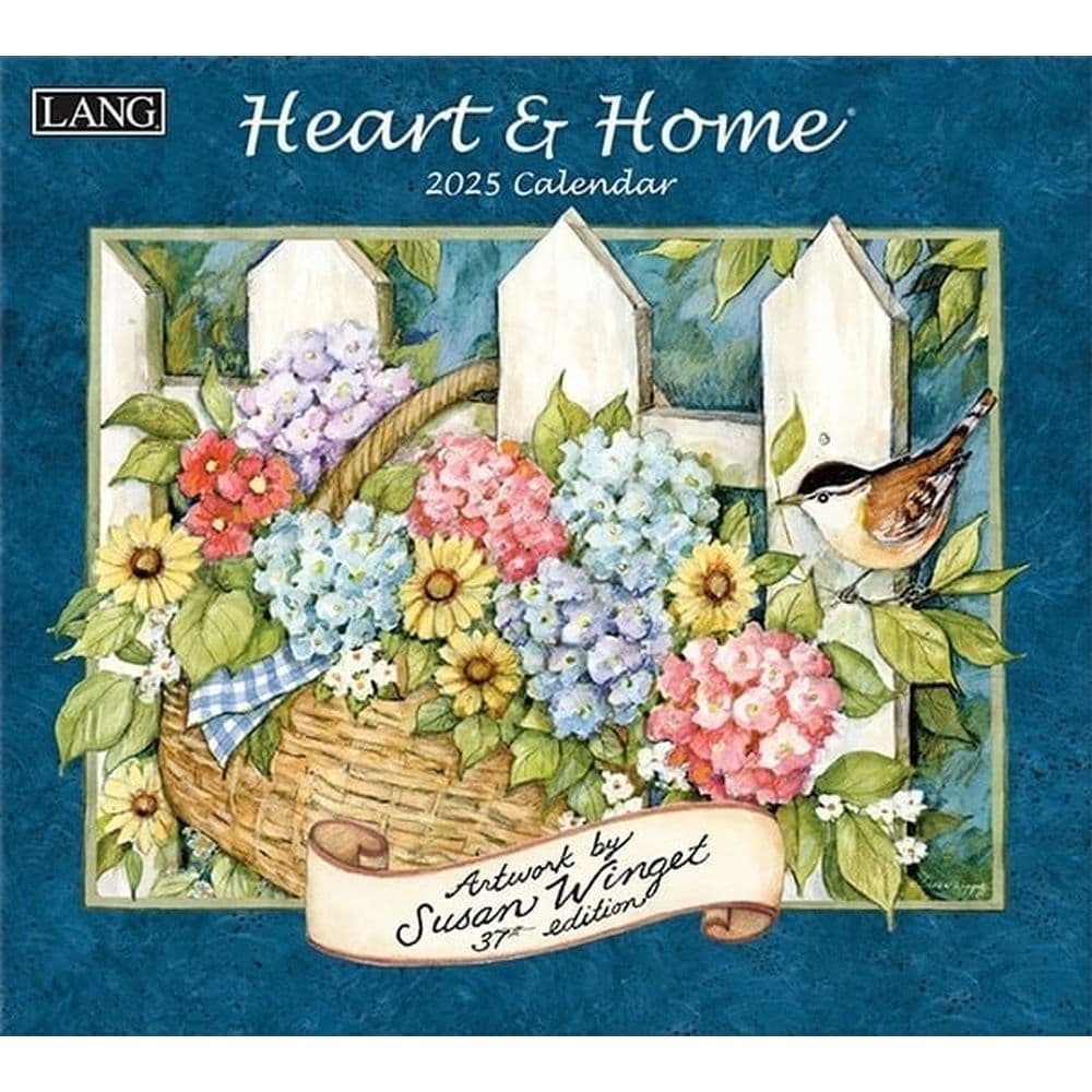 Image of Heart and Home by Susan Winget 2025 Wall Calendar