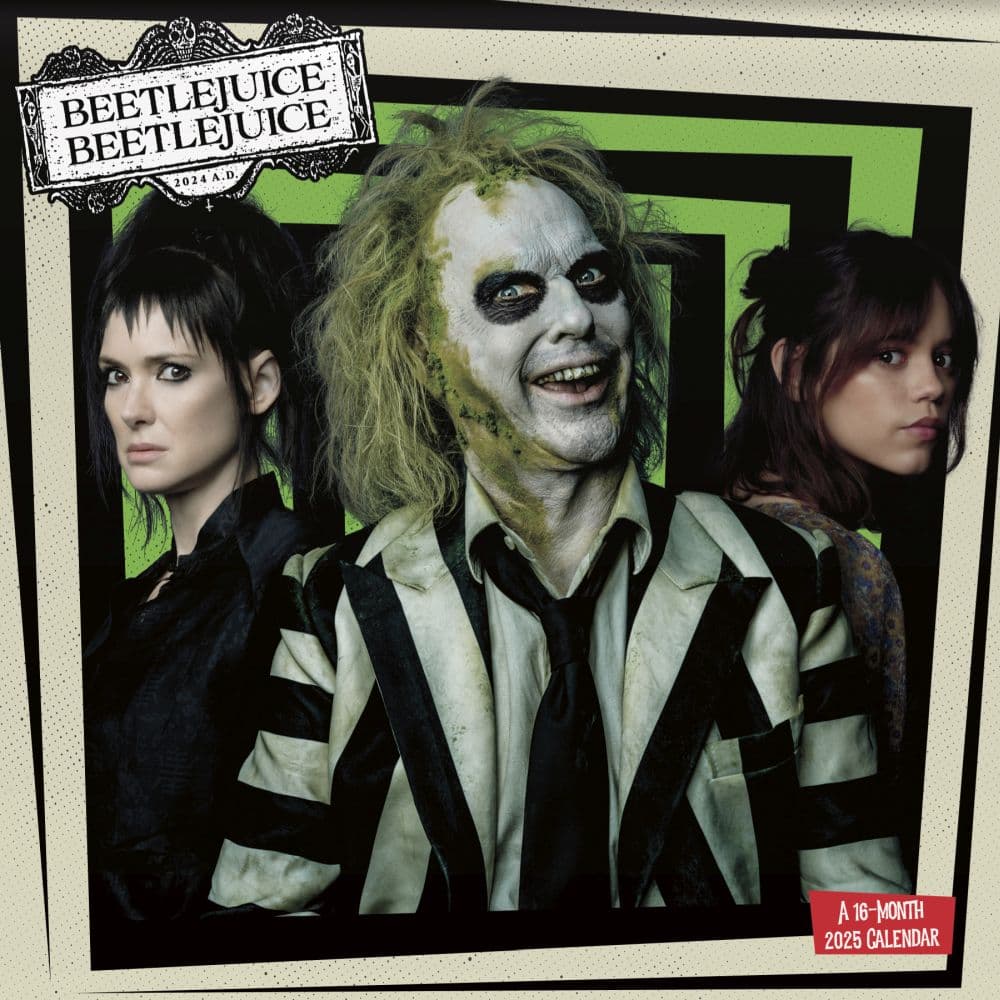 Image of Beetlejuice 2 2025 Wall Calendar